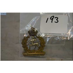 Canadian Cap Badge - WW II To The Royal Canadian Army Veternary Corps