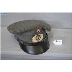 German Cap - WW One  German Officer's Cap [ cap devices intact ]