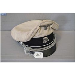 Nazi Crusher Cap - Nazi SS Summer Crusher Cap [ manufacturer's label missing ]