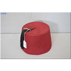 Nazi Fez Cap - Extremely scarce, Nazi SS Muslim FEZ Cap [ in excellent condition, maker marked in Ar