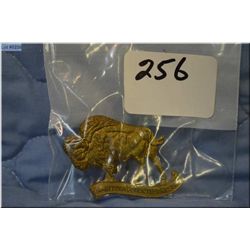 Canadian Cap Badge - Manitoba Volunteer Reserve WW II [ McKenzie Clay Winnipeg maker marked & very s