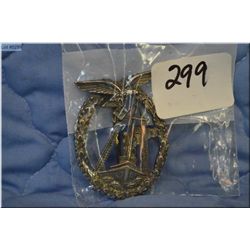 Nazi Award [ scarce ) To Nazi Luftwaffe Naval Combat [ two piece construction ]