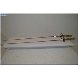 Pair of Fencing Swords [ certified over 100 years old [ made in Germany, Solingen ]