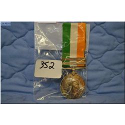 Boer War Medal : King George Boer War Medal w/South Africa 1902 & South Africa 1901 Clasps, Issued t