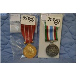 Lot of Canadian Medals : Issued for Good Conduct , this is the Standard CD Issued for 12 years, as t