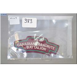 Canadian WWII Scarce Shoulde Flash, 1 St Canadian Parachute Battalion