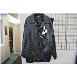 Emporio Armani Man's Leathe Jacket [ Size XXL, New w/tags, button style ] Retail $ 2,300.00