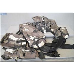 Lot of Two Items ; Tactical Load Bearing Vest, with numerous pouches, full complete vest - Can Force