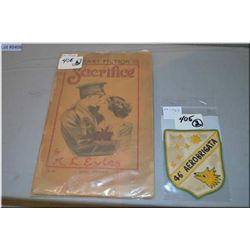 Rare Find World War II Italian Air Force 46th Aerobrigata Patch [ this unit was a transport squadron