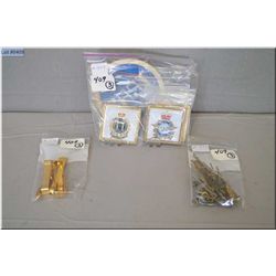 Lot of Three Items : Bag Lot : Retaining pins for cap badges & buttons, Bag Lot : parade belt keeper