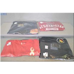 Lot of Four Items : Task Force Afghanistan ISAF T-Shirt [ size xxl , brought back from Afghanistan, 