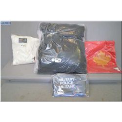 Lot of Four Items : 1 st Can Division Staff Car Pennant [ made by Canadina, Mississauga, Ont - Can A