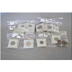 Lot of Four Items : Group Lot of 50 Cent Pces : 21 Can, dating from 1984, 1969, 1971, 1972, 1974, 20