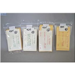 Lot of Four Groups : Coins Pkgd Littleton Stamp & Coin Co : 13 Coins Costa Rica 1 St Struck in 1903 