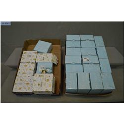 Lot of Two trays :  25 Collectible Beatrix Potter Statues [ w/orig boxes ]