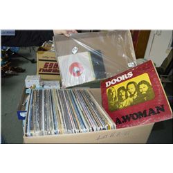 Lot of Two Boxes : Collectable 33 RMP Records [most have covers ] : Janis Joplin 1973, Elton John 19