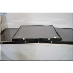 Lot of Three Display Cases [ UV Protectant w/keys to locks attached to rear ]