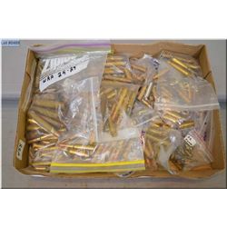 Tray Lot : Loose Ammo in Bags : 10 rnds .8 x 60 Portuguese - 24 rnds .303 Brit - approx 45 rnds .338