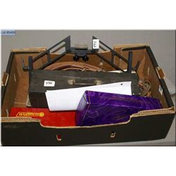 Large Box Lot : Kipp Black Metal Device - RCBS Trigger pull gauge - pkg : front & back sight - bipod