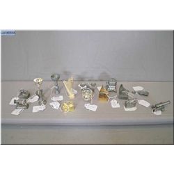 Tray Lot : Approx 15 Miniatures : cello, scale, cannon, gramophone, etc -
