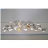 Image 1 : Tray Lot : Approx 15 Miniatures : cello, scale, cannon, gramophone, etc -