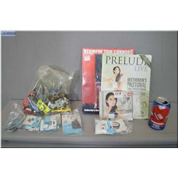 Box Lot : Bag Lot : Approx 20 plus Toy Cars [  Hot Wheels, Match Box, circ 1970's - 1990's - 5 Pkgs 