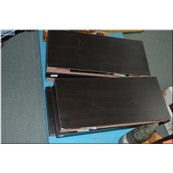 Large Lot of Ten Floating Wall Mounting  Shelves , 34" & 48" , w/brackets & screws [ gently used ]