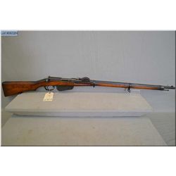 Austrian Mannlicher Mod M1888-90 .8 mm cal bolt action straight pull full wood Military Rifle w/30" 