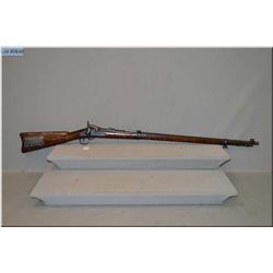 U.S. Springfield Mod 1884 Trap Door .45-70 cal full wood Military single shot Rifle w/32 5/8" bbl [ 