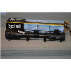 Bushnell 3 x 9 x 40 AOEG Scope w/adjustable objective, rings & plastic caps w/orig box