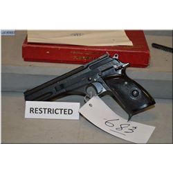 Beretta Mod 76 .22 LR 10 shot semi auto Pistol w/152 mm bbl [ appears excellent w/orig box, w/bookle