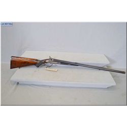 Alexander Henry  ( 12 St. Andrews St., Edinburgh , Patent # 1071 )  Side By Side Hammer .500 BPE ? C