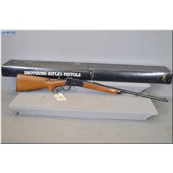 Browning Mod 65 .218 Bee cal lever action Rifle w/24" bbl [ appears v-good, w/orig box, & booklet, b