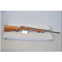 Winchester Mod 52 .22 LR cal mag fed bolt action Rifle w/28" bbl [ blue finish, no sights, tapped fo