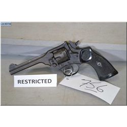 Webley MK 1V .38 cal 6 shot Revolver w/127 mm bbl [ flat black war finish, British Nitro proof marks