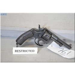 Dutch Service ( Chamelot Delvigne ) Mod 1873 .9.4 MM Dutch Rev 6 shot Revolver w/112 mm bbl [ flat b