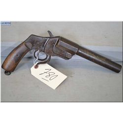 M in Circle Marked Flare Pistol .4 Ga w/part oct part rnd 9 " bbl [ metal turning brown w/ surface p