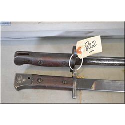 Lot of Two Bayonets : British RFI MK III Patent Economy Unfinished Hilt - Wilkinson 1907