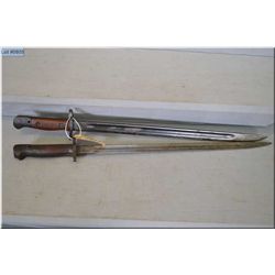 Lot of Two 1907 Bayonets : one serial # C28989 - Australian  Ser # D37595