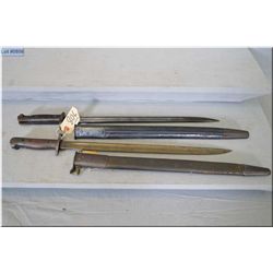 Lot of Two 1907 Bayonets w/scabbards