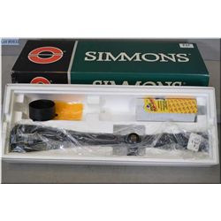 Simmons 8 - 32 X 44 A-O  Rifle Scope w/sun shade & caps, appear as new in orig box