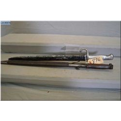 Lot of Two Bayonets w/scabbards : 1907 Handle marked SLAZ 43 - Argentia Mod 1891 [ possibly wrong sc