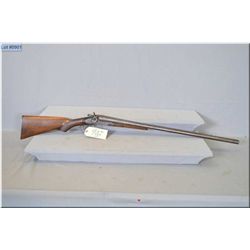 J.Manton & Co. Mod Side by Side .12 Ga hammer Shotgun w/30" Royal Damascus bbls [ fading patchy blue