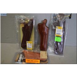 Bag Lot : 4 Holsters ( 3 new in pkgs ) include: Bianchi Mod 111, Triple K Brand style 196 - Triple K