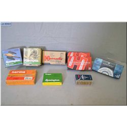 Bag Lot : 1 Box plus brass ( 20 rnds ) Hornady .243 Super Performance - 10 rnds Hornady .220 Swift c