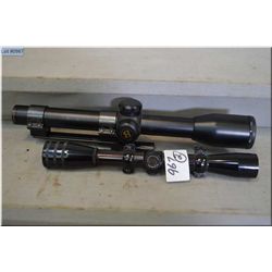 Lot of Two Items ; Bushnell Banner 4 x 20 Scope w/scope base & rings - Redfield 4X .22 Scope w/rings