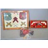 Image 2 : Lot of Two Tray Lots : Smoking Materials & Advertising Collectables : 4 Rubber Tire ash trays [ Fire