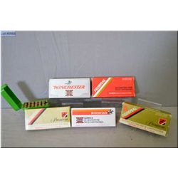 Bag Lot : 2 Boxes Win & 3 Boxes Federal plus 20 rnds in plastic case - .22/250 Rem ammo