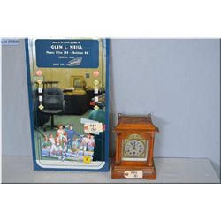 Lot of Two Items : Circa 1950's Advertising Mirror 22" x 12 " [ Policeman directing school children,