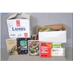 Lot of Four Boxes : Three boxes hard cover books : South Alberts,  A Canadian Regiment At War, 1 St 